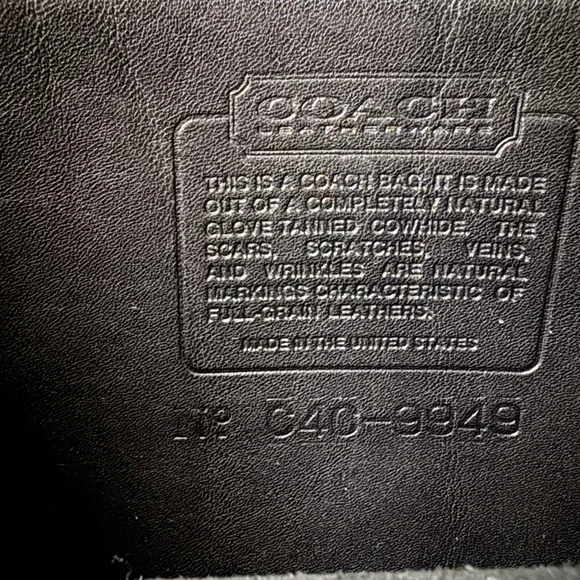 Vintage Coach NYC Saddle Bag - Picture 10 of 11